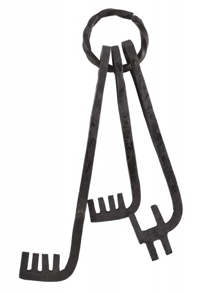 Trousseau de trois clés forgées Ulfberth – 15 cm
