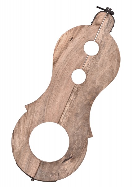 Carcan médiéval en bois en forme de violon Ulfberth