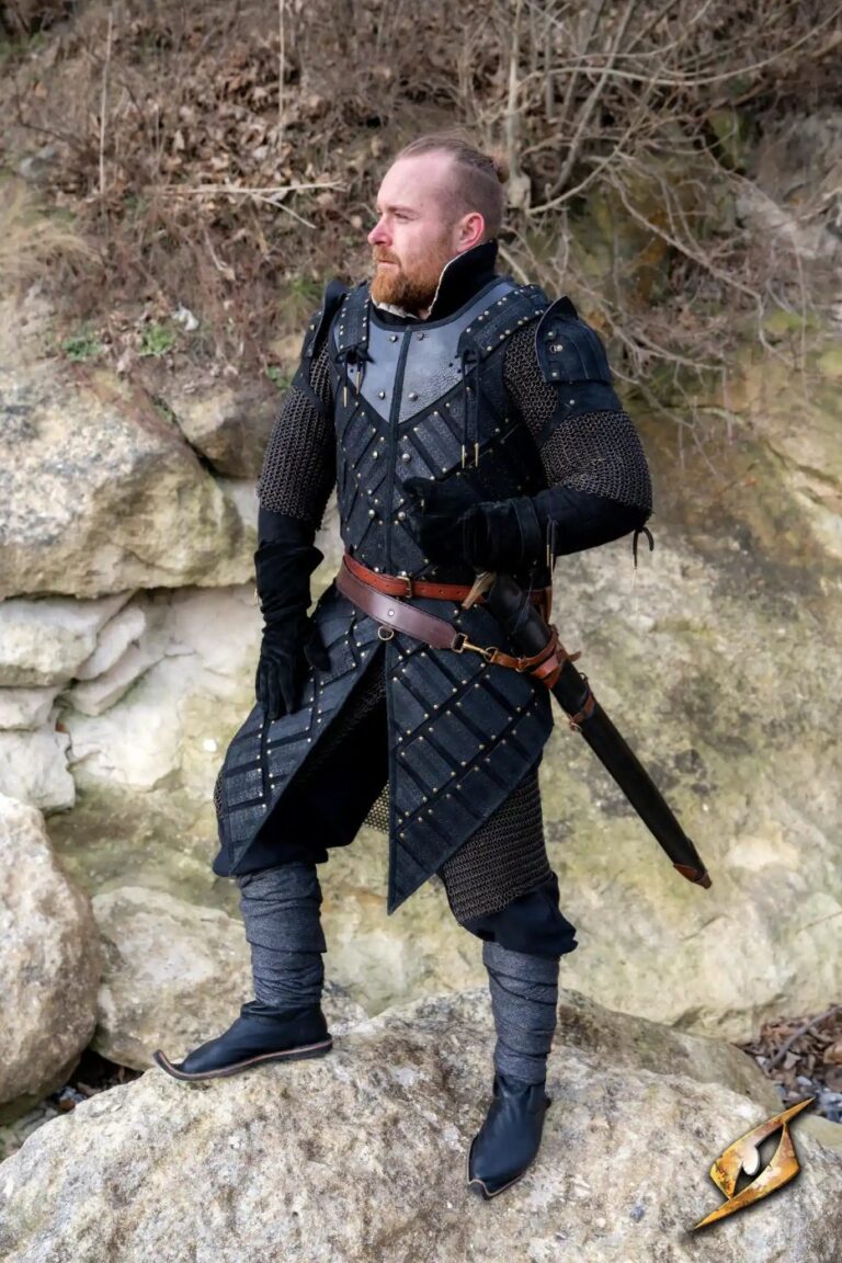 armure Woodsman en daim Epic Armoury – coloris noir