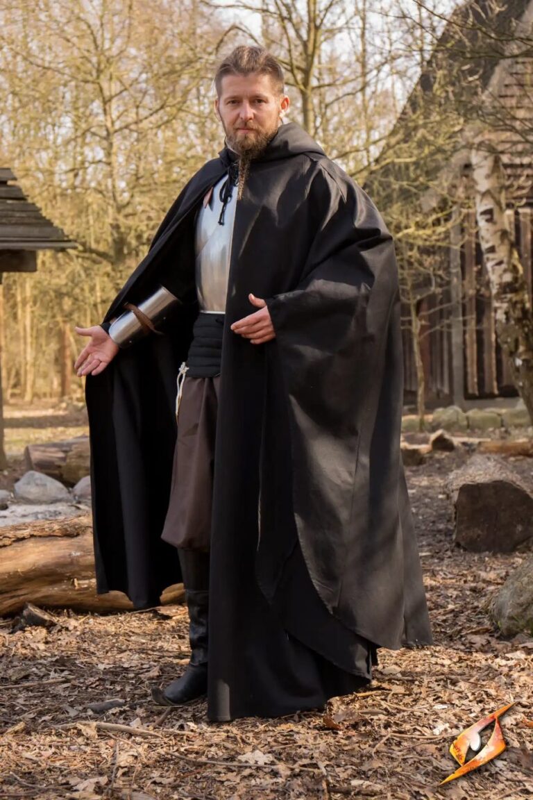 cape Godfrey en coton Epic Armoury – coloris noir