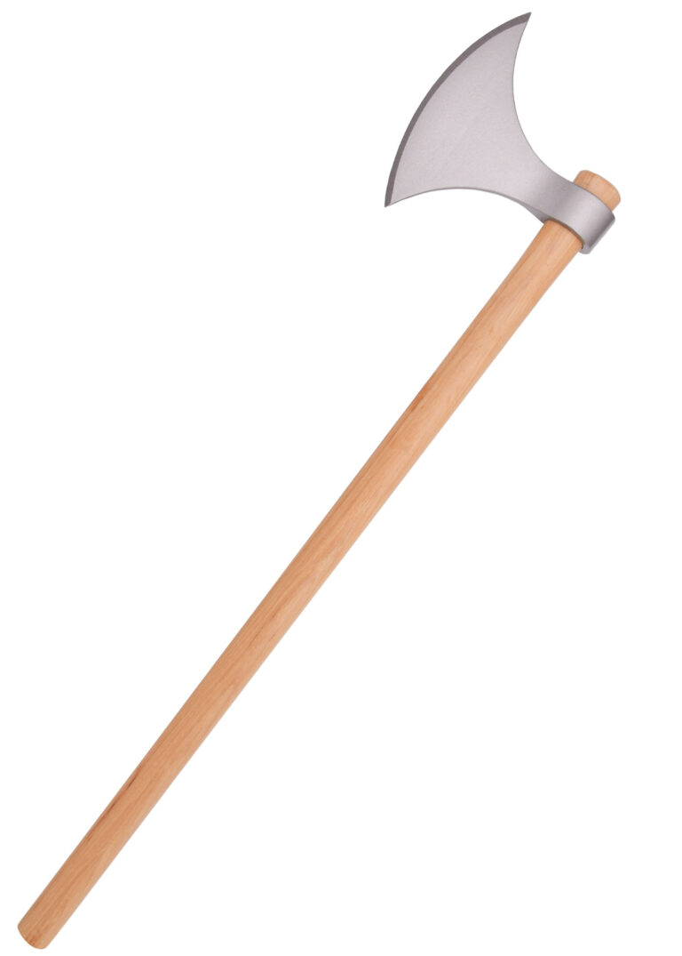 Hache de guerre viking à cornes Cold Steel, vue principale sur fond blanc