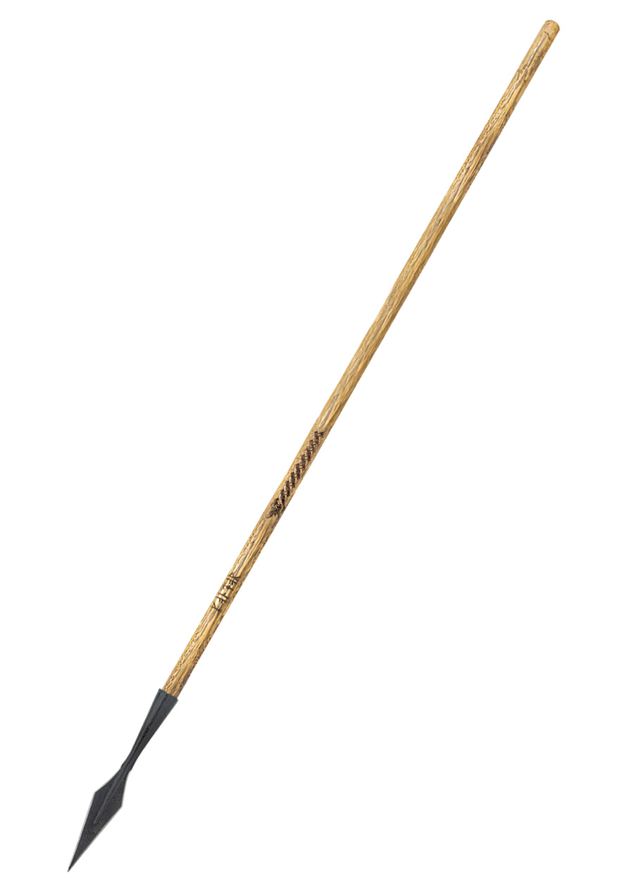 Lance viking Norse Dragon Condor avec hampe en bois dur
