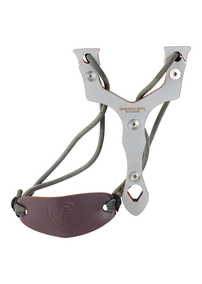 Lance-pierre Condor Exoskeleton – acier et noyer