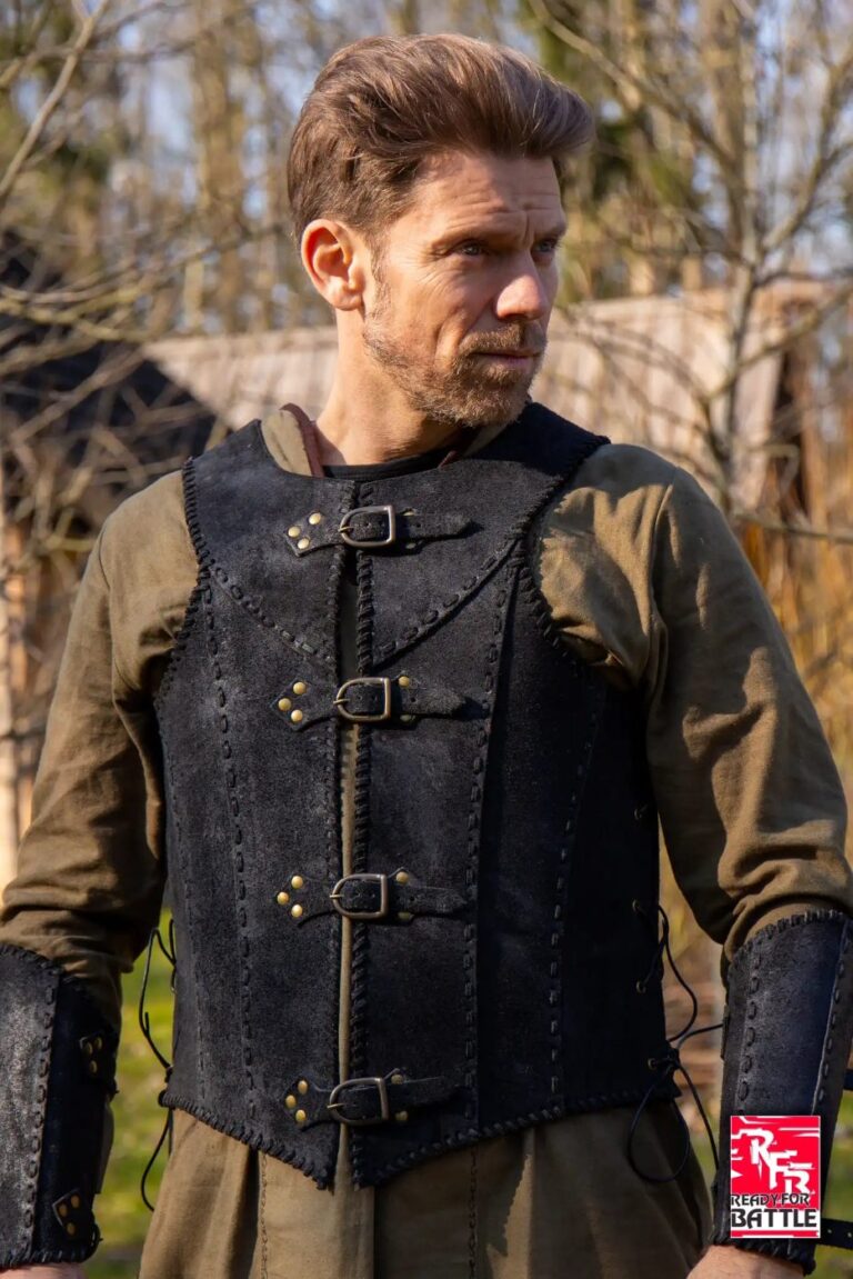 cuirasse RFB Veteran en daim Epic Armoury – coloris noir