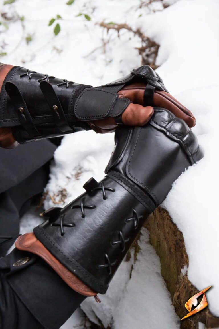 gantelet en cuir Epic Armoury – coloris noir