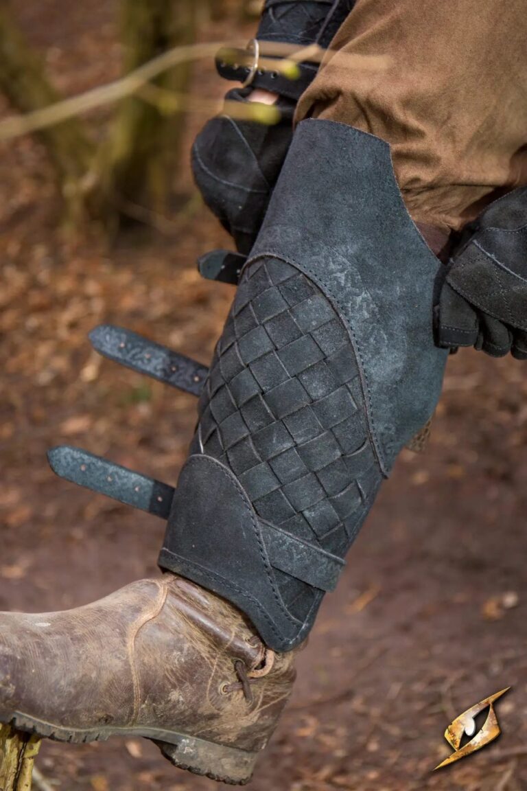 jambières Ranger en daim Epic Armoury – coloris noir