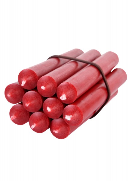 Lot de 10 bougies de table – 18 cm, plusieurs couleurs