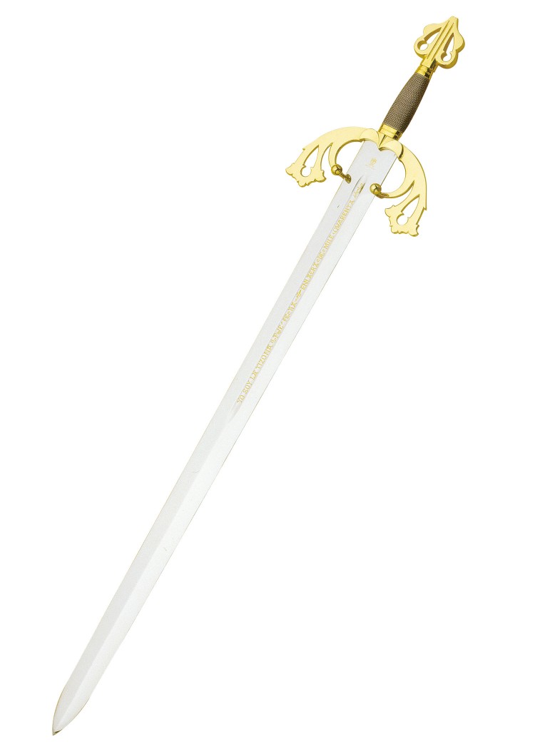 Épée Tizona du Cid dorée Marto, vue d’ensemble