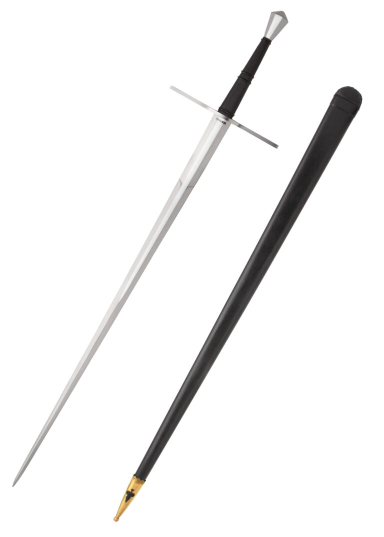 Épée longue anglaise du XVe siècle Royal Armouries, vue d’ensemble