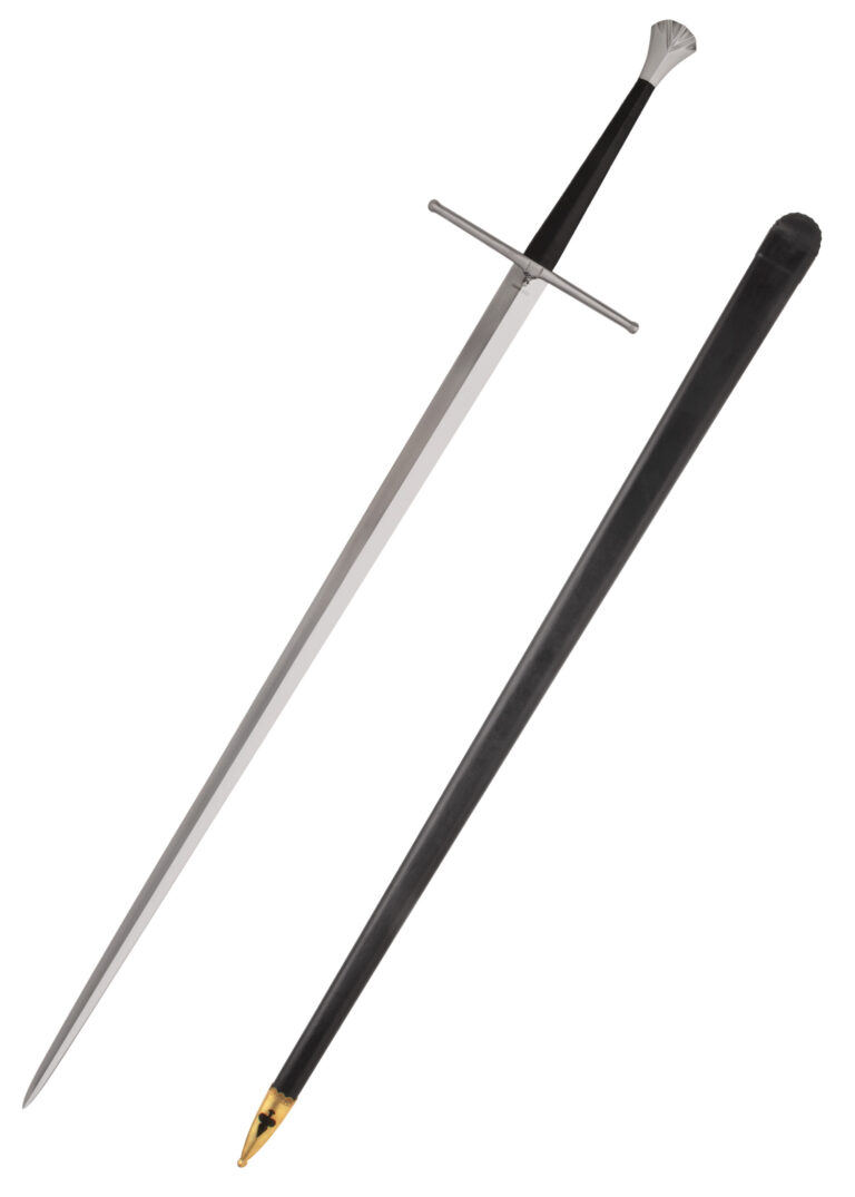 Épée à deux mains du XVe siècle Royal Armouries, vue d’ensemble
