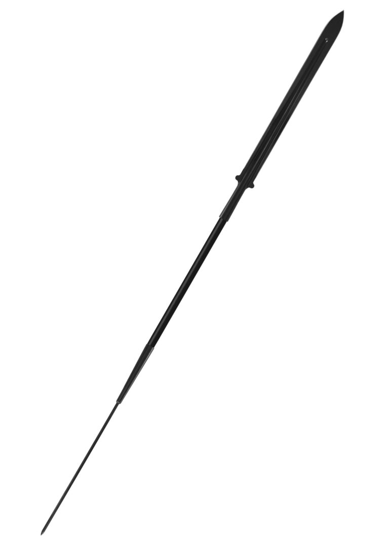 Lance massaï Cold Steel avec fer, hampe en frêne et talon en acier