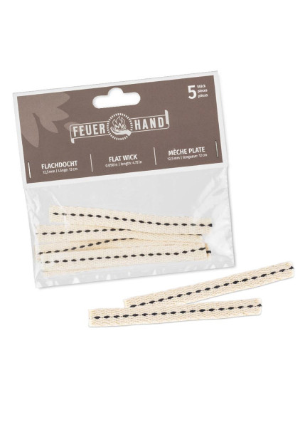 Lot de 5 mèches plates Feuerhand pour Baby Special 276