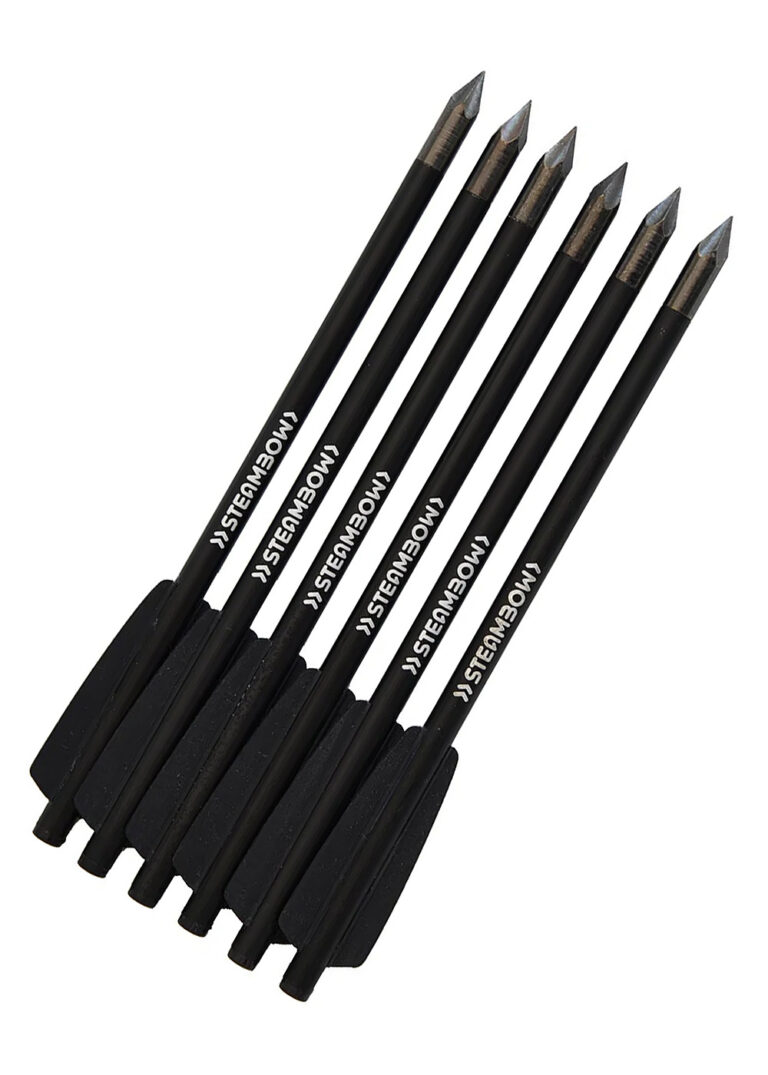 Flèches bodkin Stinger noires, lot de 6