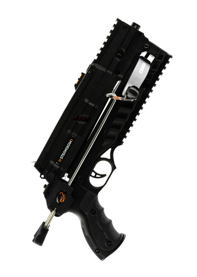 Vue d’ensemble du pistolet arbalète AR-6 Stinger II Compact