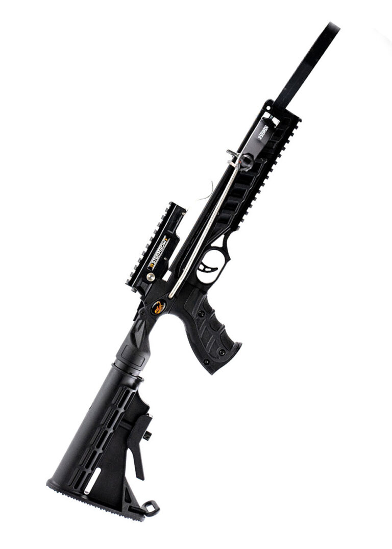 Vue d’ensemble du pistolet arbalète AR-6 Stinger II Survival