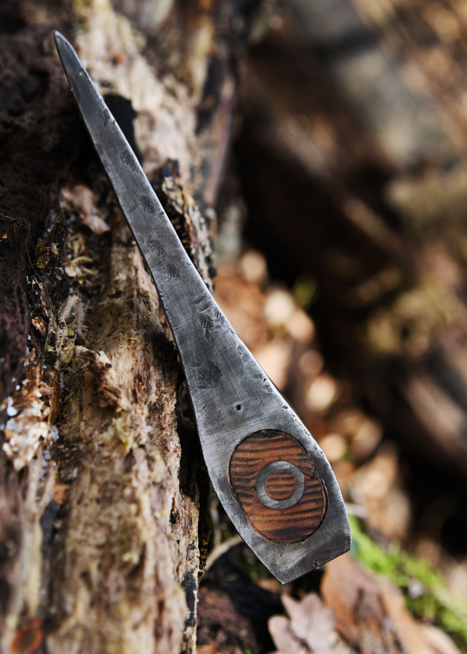 Hache viking forgée type C, vue d’ensemble