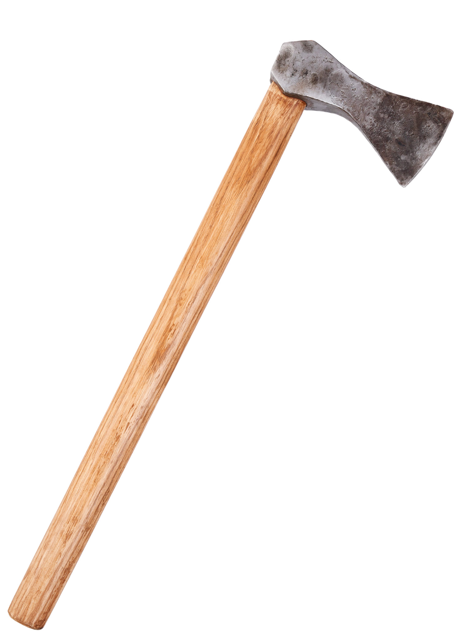 Hache viking forgée à la main type K Ulfberth, vue principale sur fond blanc