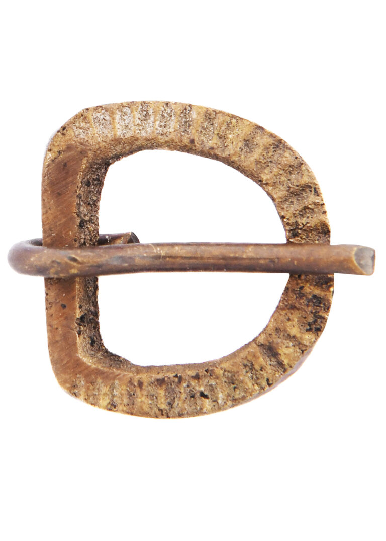 Petite boucle médiévale en laiton – 12 mm