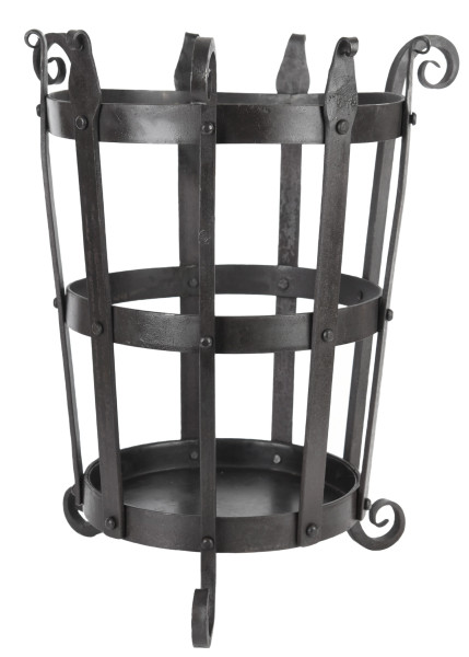 Petit brasero panier en acier forgé – 41 cm