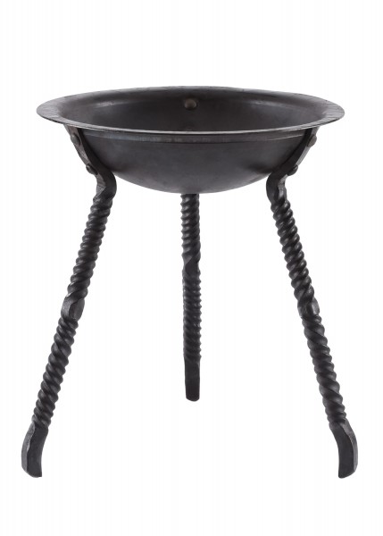 Petit brasero sur pied en acier forgé – 15 cm