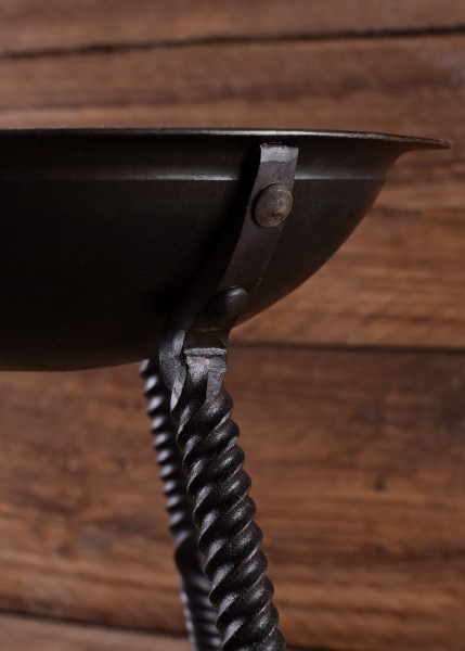 Petit brasero sur pied en acier forgé – 15 cm – Image 3