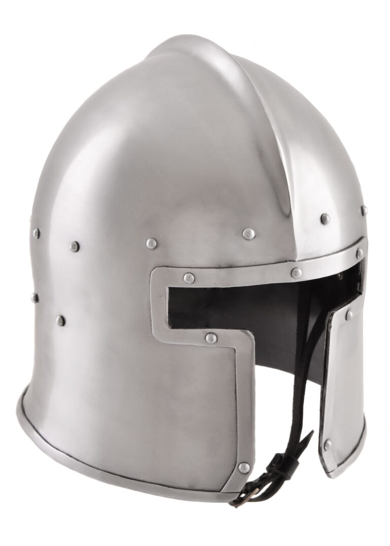 Barbute italienne vers 1440, vue principale