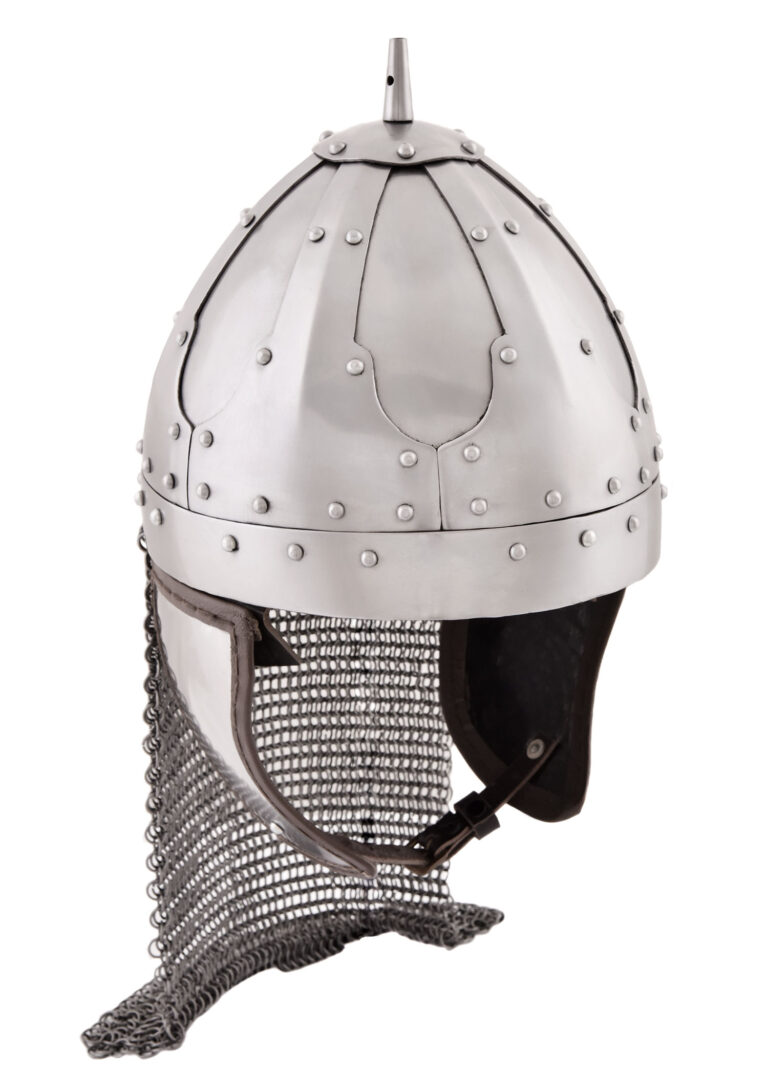Spangenhelm Baldenheim à camail en acier, vue principale
