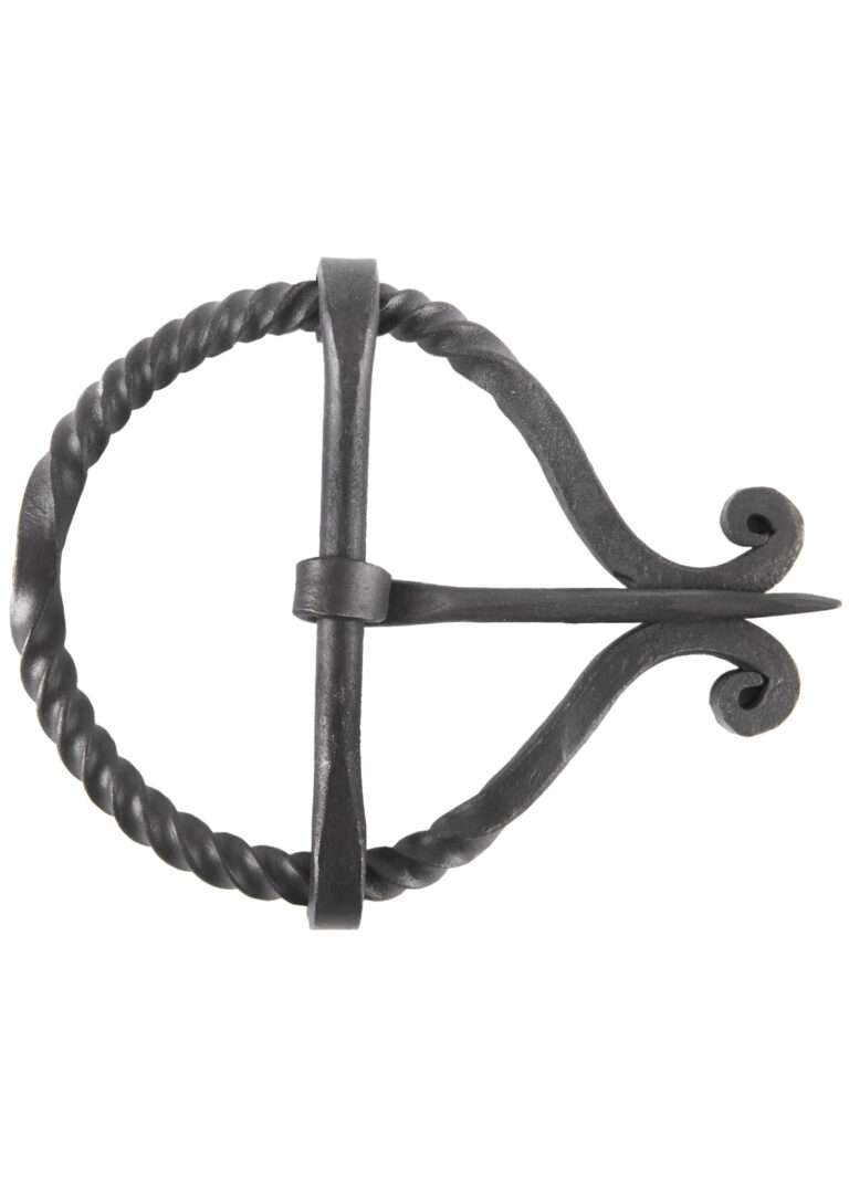 Boucle torsadée en fer forgé – 55 mm