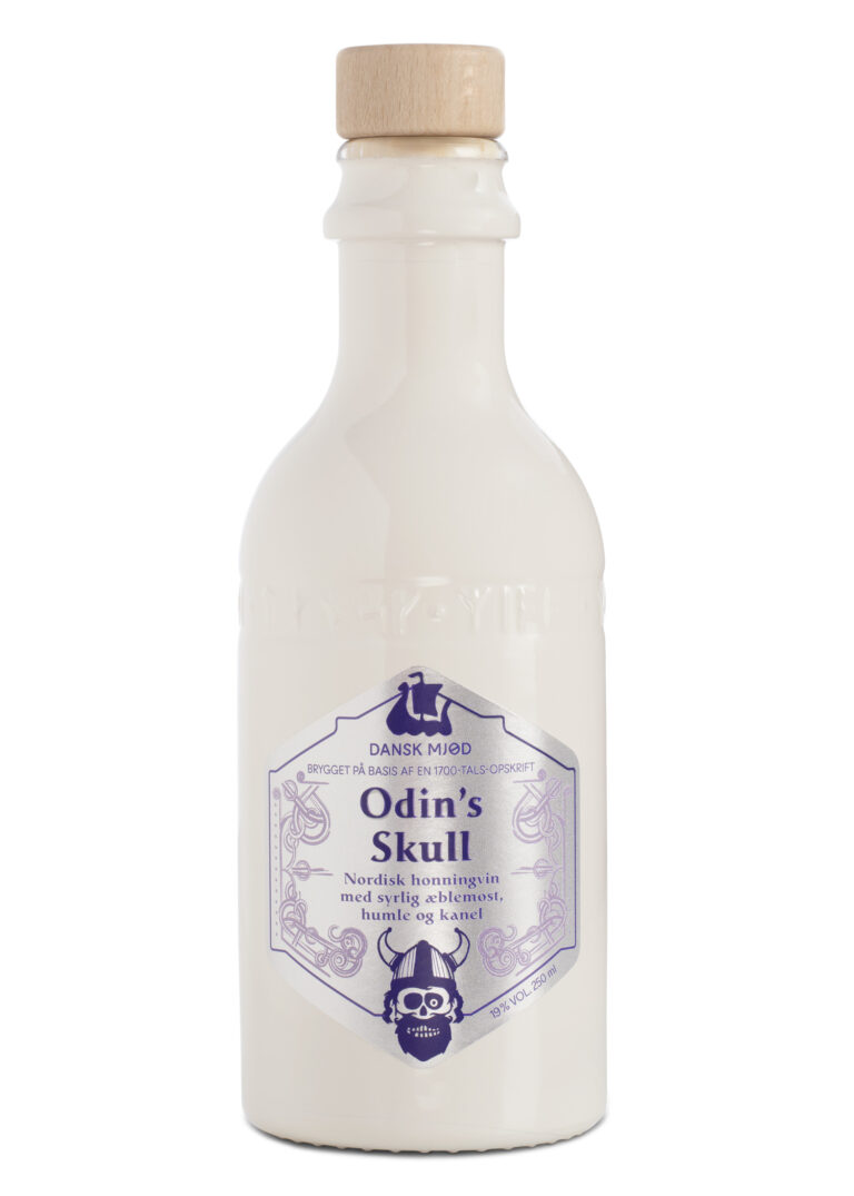 Hydromel pomme et cannelle Odin’s Skull en bouteille de 0,25 L, vue de face