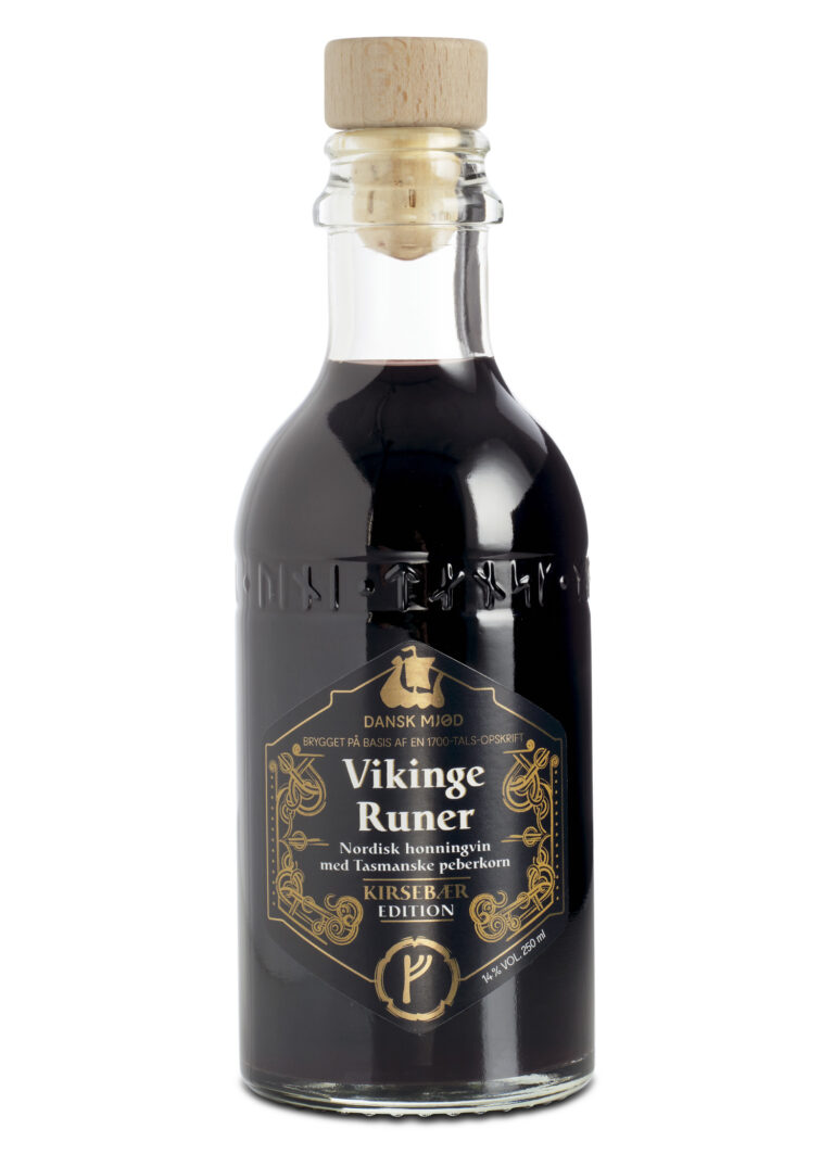 Hydromel à la cerise acidulée Vikinge Runer en bouteille de 0,25 L
