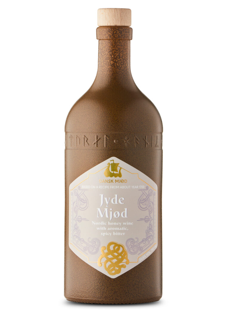 Jyde Mjød, hydromel épicé de Dansk Mjød en bouteille de 0,75 L