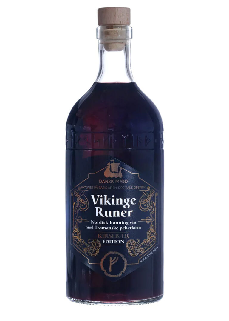Hydromel Vikinge Runer de Dansk Mjød en bouteille de 0,75 L, vue de face