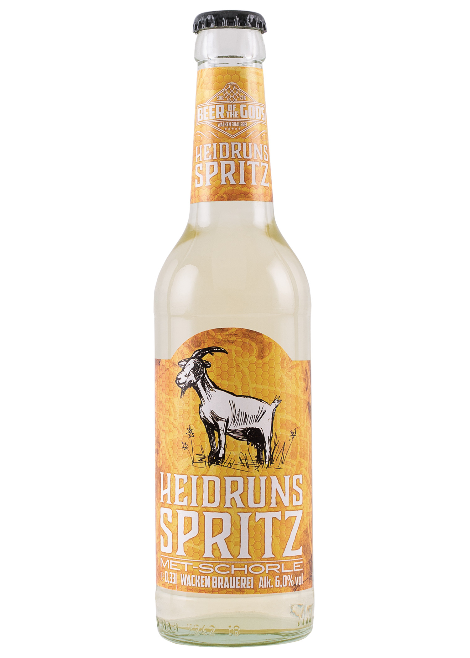 Hydromel spritz Heidruns Spritz 6 % vol., bouteille de 0,33 L