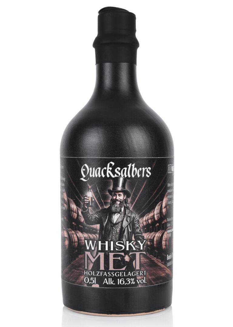 Hydromel vieilli en fût de whisky Quacksalber 16,3 % vol., bouteille de 0,5 L